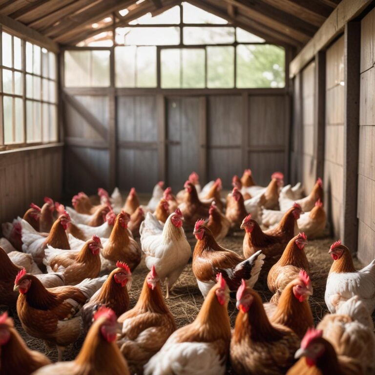 تقویت ایمنی مرغ‌های تخم‌گذار